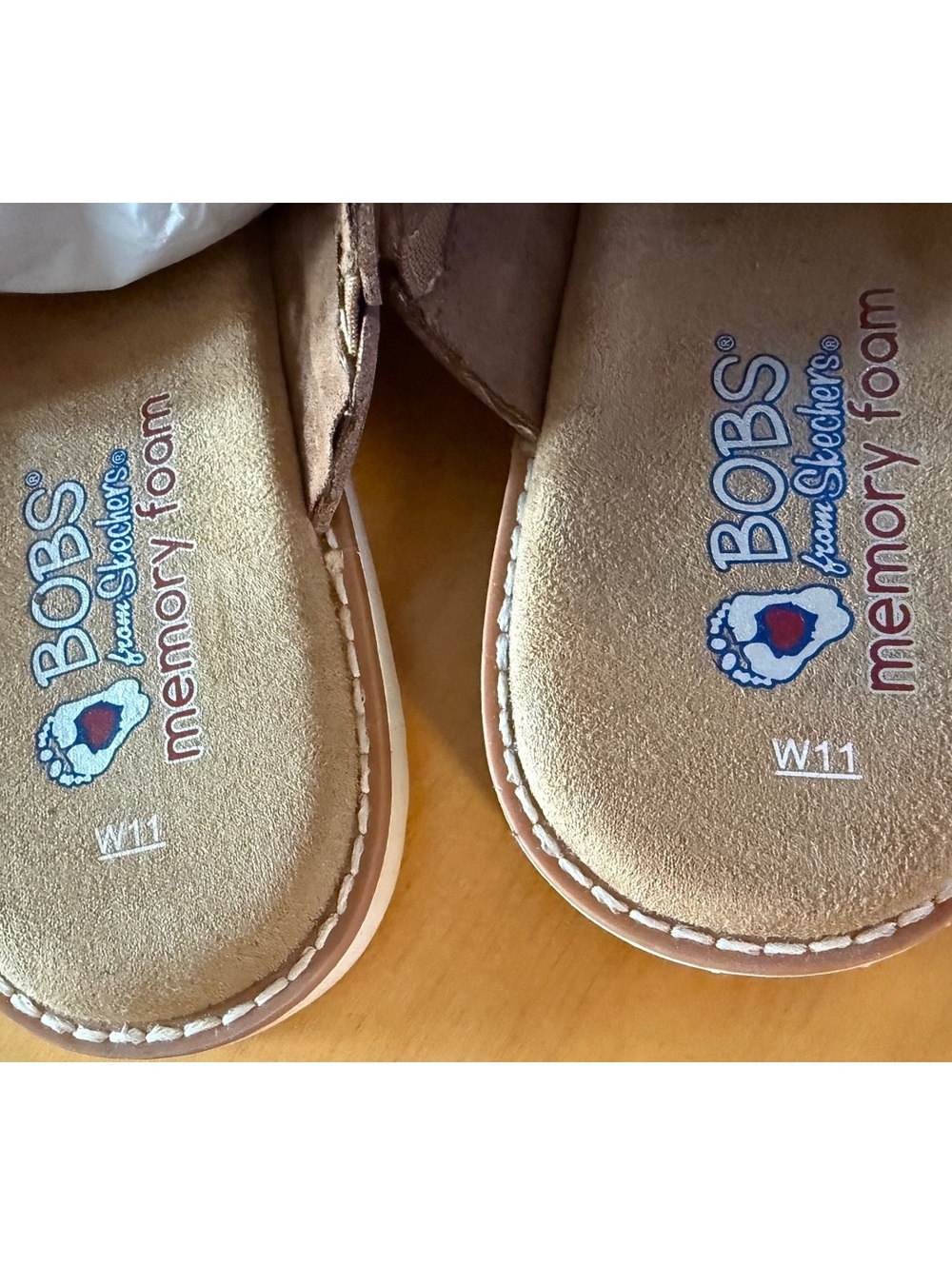 Skechers BOBS Memory Foam Women's Slide Sandals Size 11 Brown Zebra Print - Picture 3 of 4